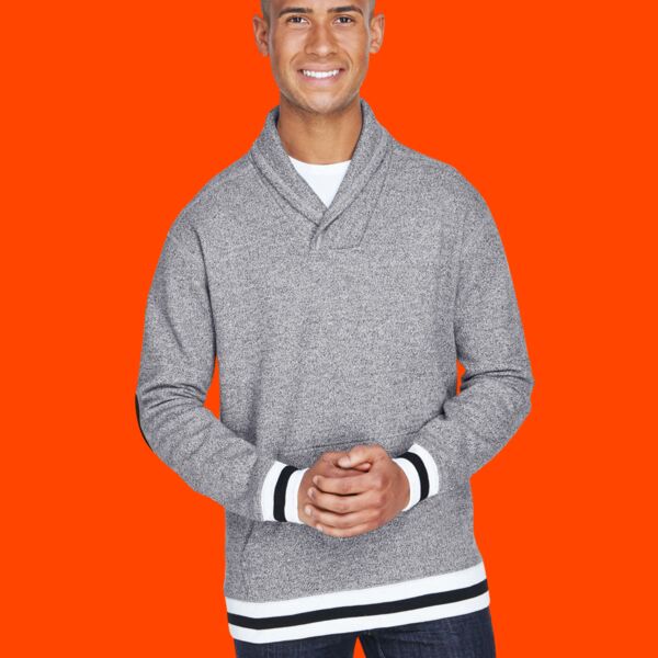 Adult Peppered Fleece Shawl Collar Thumbnail