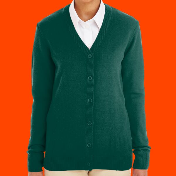 Ladies' Pilbloc™ V-Neck Button Cardigan Sweater Thumbnail