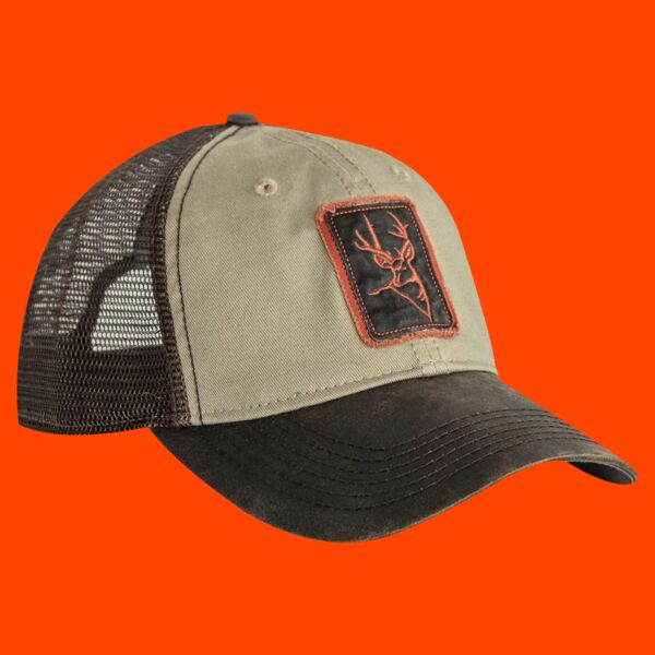 Waxy Cotton Trucker Buck Icon Cap Thumbnail