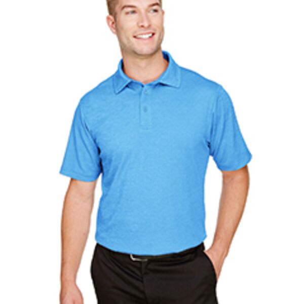 CrownLux Performance® Men's Address Melange Polo Thumbnail