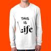 Men's Cotton Long-Sleeve " Crew Thumbnail