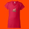 Softstyle Women's V-Neck T-Shirt Thumbnail