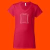 Softstyle Women's V-Neck T-Shirt Thumbnail