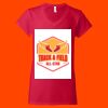 Softstyle Women's V-Neck T-Shirt Thumbnail