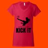 Softstyle Women's V-Neck T-Shirt Thumbnail