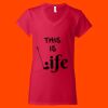 Softstyle Women's V-Neck T-Shirt Thumbnail