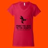 Softstyle Women's V-Neck T-Shirt Thumbnail